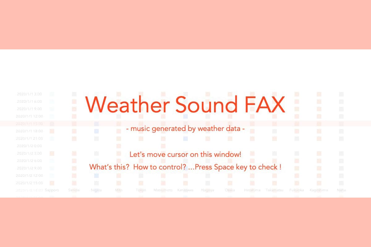 Weather Sound FAX